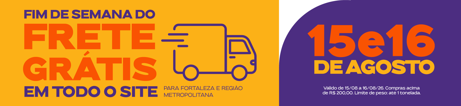 Frete Gratis | Desktop