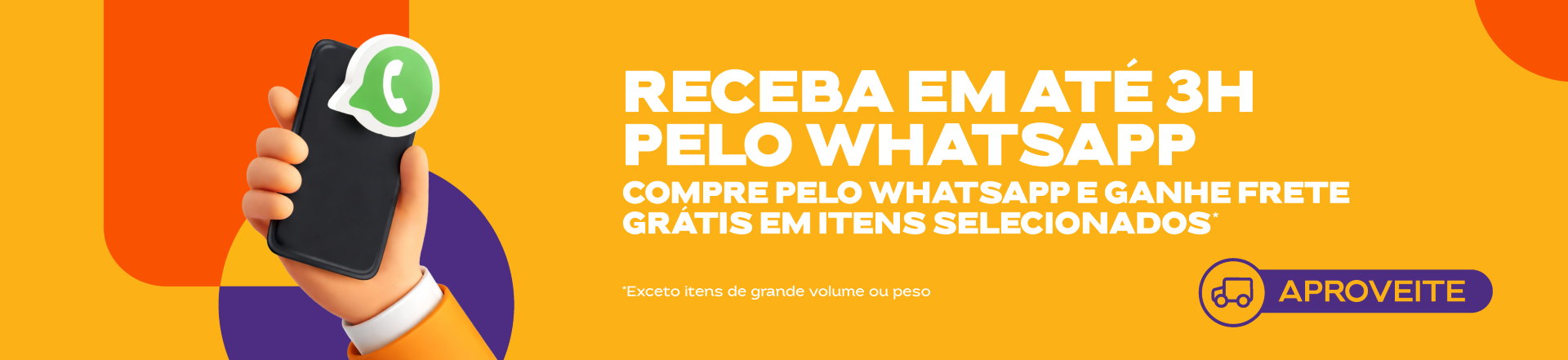 Receba em 3h | Desktop