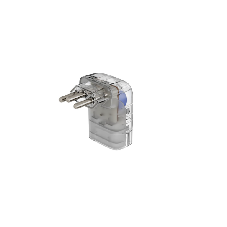 Adaptador 2P+T 20A  DPS iClamper Fit Transparente