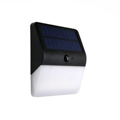 Arandela Solar 400lm 6000K Luz Branca Ecoforce