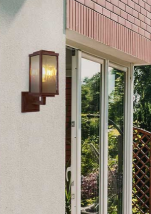 Arandela Vintage Aero 25cm - Marrom Gold