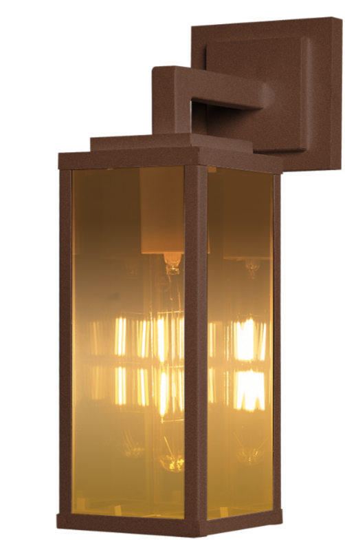 Arandela Vintage Aero 25cm - Marrom Gold