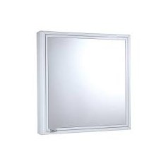 Armário Sobrepor Cris Branco para Banheiro Cristal 1131-2 49x51cm Branco Cris Metal