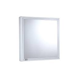 Armário Sobrepor Cris Branco para Banheiro Cristal 1131-2 49x51cm Branco Cris Metal