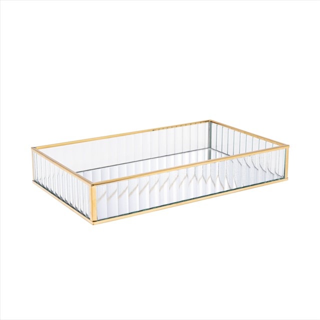 Bandeja MDF Com Fundo Treliça 30x4x20cm Natural Lyor Bandeja MDF Com Fundo Treliça 30x4x20cm Natural Lyor