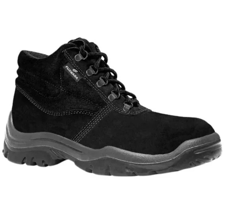 Bota Nobuck de Amarrar Preta Tamanho 42 - Fujiwara