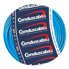 Cabo Condusflex 1,5mm Rolo com 100 Metros  Azul Conduscabos