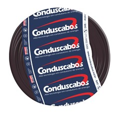 Cabo Condusflex 1,5mm Rolo com 100 Metros Preto Conduscabos
