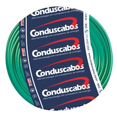 Cabo Condusflex 1,5mm Rolo com 100 Metros Verde Conduscabos
