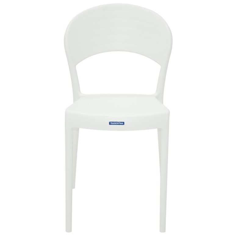 Cadeira Sissi sem Braço Encosto Fechado 92046 Branco Tramontina