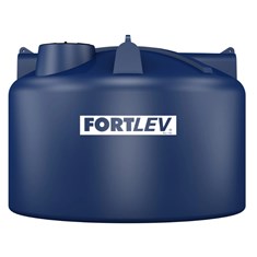 Caixa D'Água Tanque Fortplus 15.000 Litros com Tampa Rosca Azul Fortlev