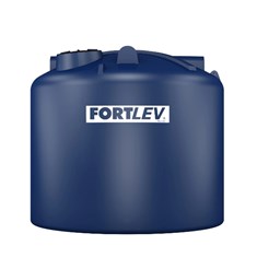 Caixa D'Água Tanque Fortplus 20.000 Litros com Tampa Rosca Azul Fortlev