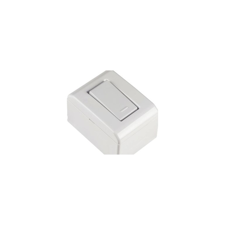 Caixa de Sobrepor com 1 Interruptor Simples 10 A 250 V Branco LizFlex Tramontina