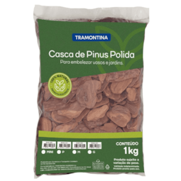 Casca de Pinus Polida Tamanho M 1kg Tramontina