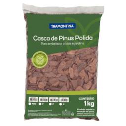 Casca de Pinus Polida Tamanho P 1kg Tramontina
