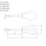 Chave Phillips 41507/001 3/16x1.1/2\" Tramontina