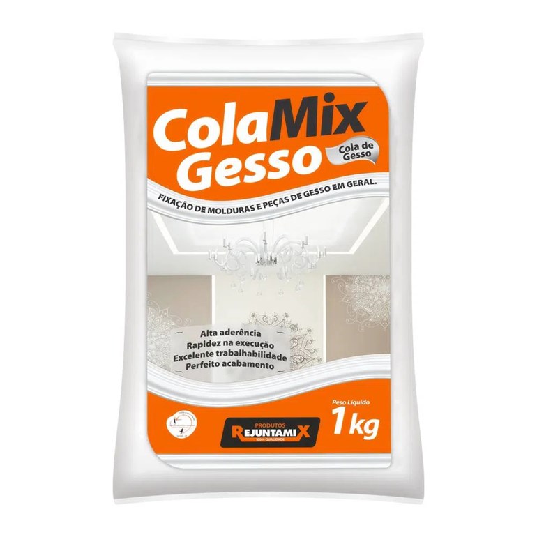 Cola Mix Gesso Cola 1Kg Rejuntamix 