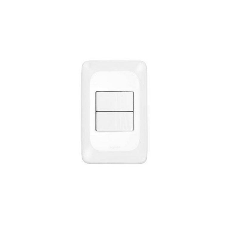 Conjunto 2 Interruptores Simples 4x2 - Pop LGX101 Pial