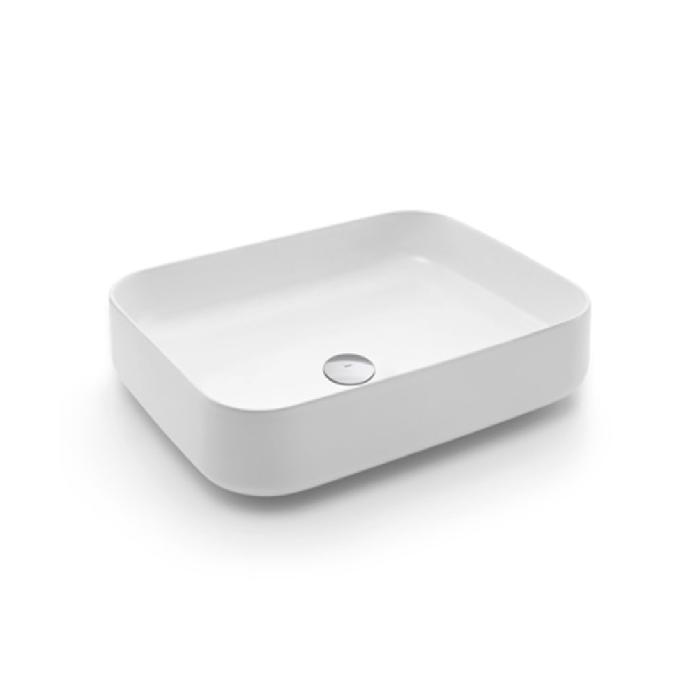 Cuba de Apoio Retangular L.13050-17 Com Mesa 50CM Branco Deca