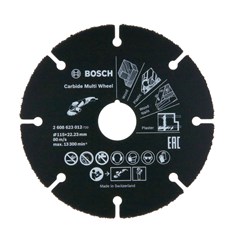 Disco de Corte Multimaterial para Esmerilhadeira 115mm Bosch