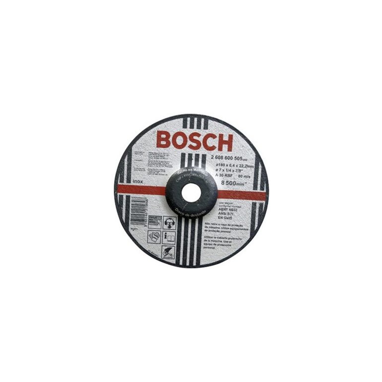 Disco de Desbaste Expert para Metal 115x4,8mm Deprimido Bosch 