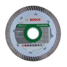 Disco Diamantado Turbo Porcelanato Ultra Fino 105 x 20x1, 4x8 mm 01 peça Bosch
