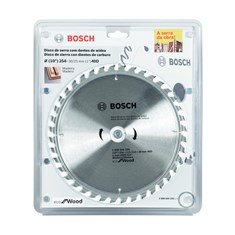 Disco serra Circular Ecoline 254x30mm 40 Dentes Bosch