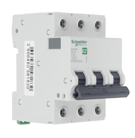 Disjuntor 3P 40A C 3Ka 230V EZ9F33340 Schneider