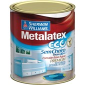 Esmalte Sintético Alto Brilho Metalatex Premium para Madeiras e Metais 0,9 Litros Branco Sherwin Williams
