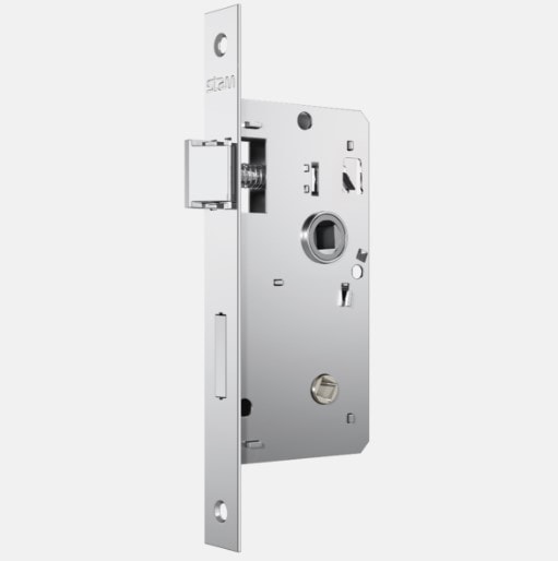 Fechadura 813/35 Cromado Roseta Quadrada 1 de Inox Stam
