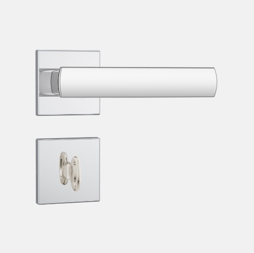 Fechadura 813/35 Cromado Roseta Quadrada 1 de Inox Stam