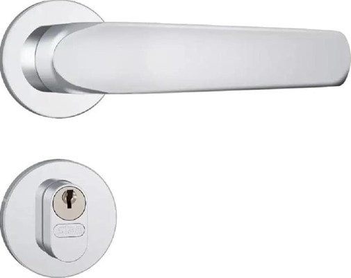 Fechadura Larga Externa 803/09 Roseta Inox Stam