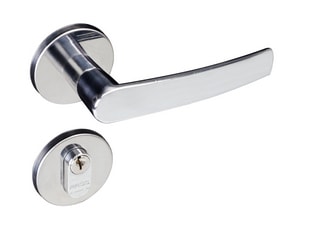 Fechadura Zamac Concept Externa 401E Roseta Cromado Pado