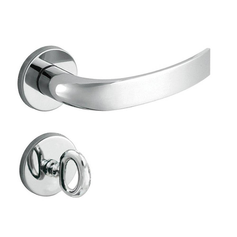 Fechadura Zamac Copa Externa 962-80E Roseta Cromado Pado