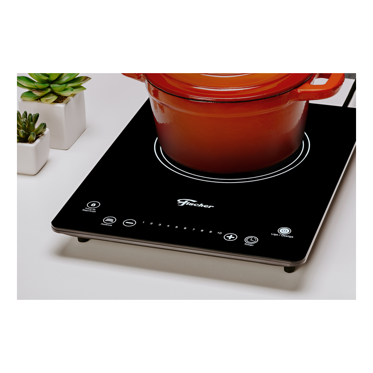 Fogão Cooktop de Indução 1 Boca 220v - Fischer - Normatel