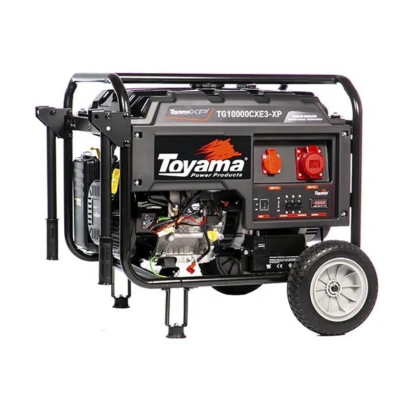 Gerador de Energia a Gasolina TG10000CXE3XP TRIF 380v Toyama