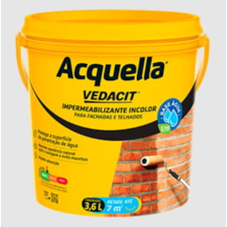 Impermeabilizante Acquarella Base Água 3,6 Litros Vedacit
