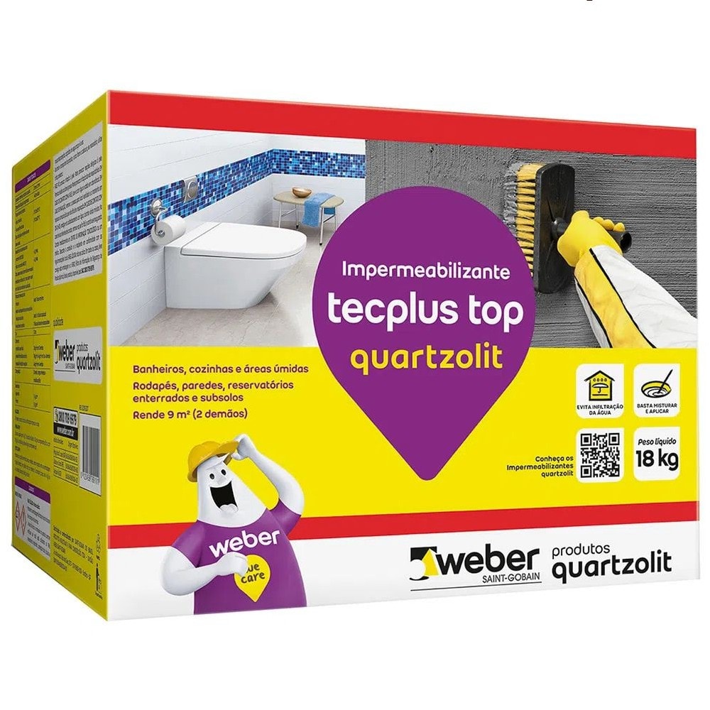 Impermeabilizante Tecplus Top 18kg Quartzolit