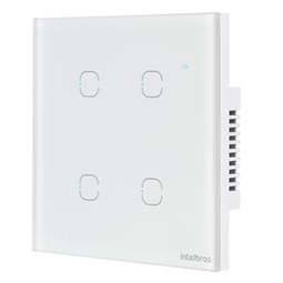 Interruptor Smart WI-FI Touch 4 Teclas EWS 1004 Branco Intelbras
