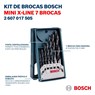Jogo de Brocas Madeira Mini X-Line com 3-10mm 7 peças Bosch