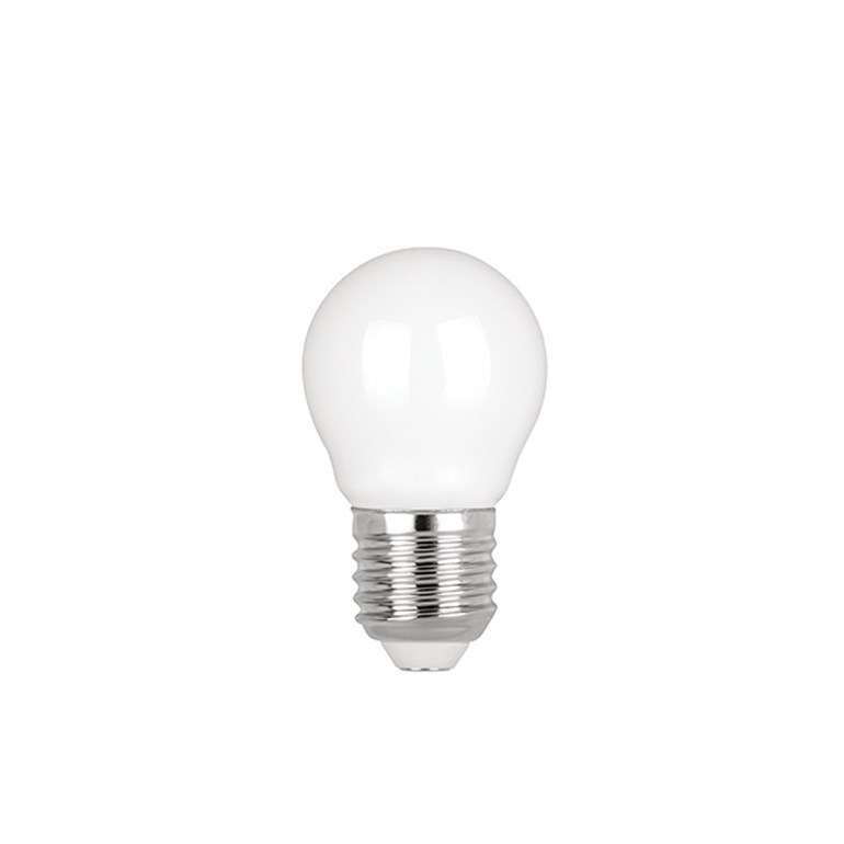 Lâmpada Led Mini Bulbo Filamento Milk E27 2,7W 2700K Luz Amarela Stella