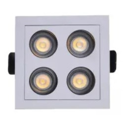 Luminária de Embutir Powerus LED 8w 3000k Branco Nordecor