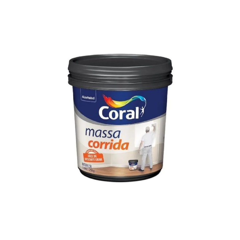 Massa Corrida Balde 25kg - Coral