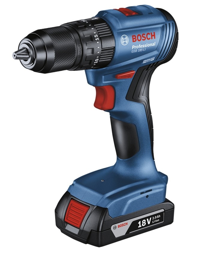 Parafusadeira/Furadeira Impacto 18V GSB 185-Li+M+2B+23AC Bosch