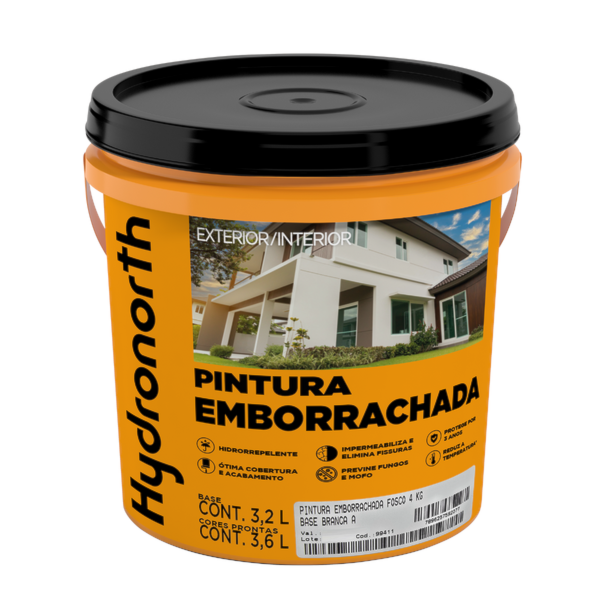 Pintura Emborrachada Fosco Cromio 3,6 Litros Hydronorth