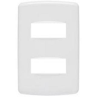Placa 4x2 3 Postos Separados 680183 Zeffia Branco Pial
