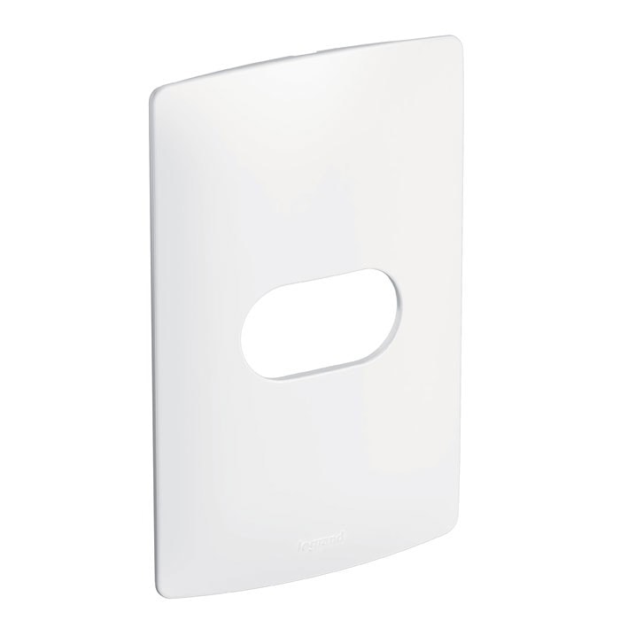 Placa 4x2 1 Posto 680181 Zeffia Branco Pial