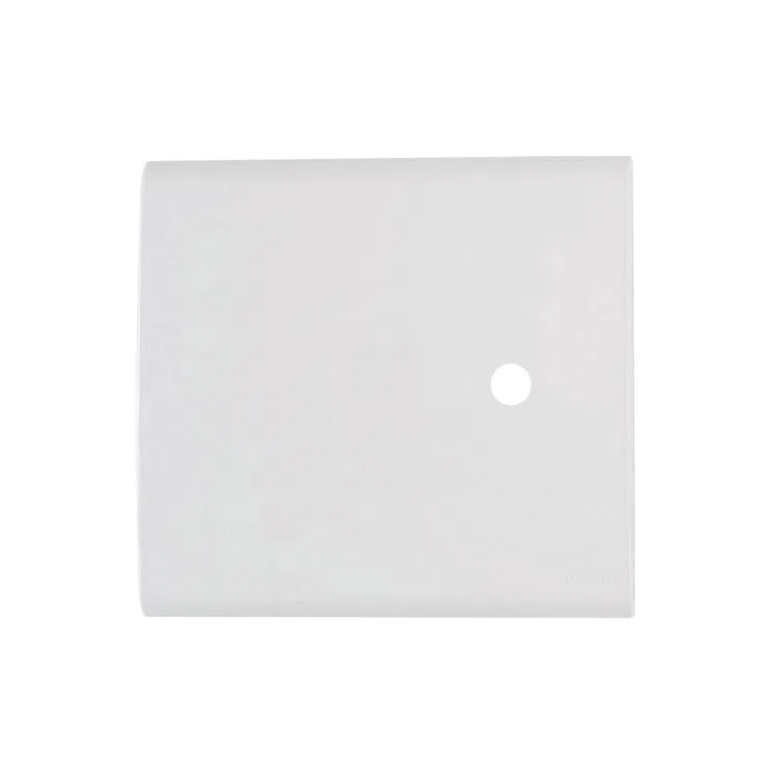 Placa com 1 Furo 4x4 9,5 mm Liz Branca Tramontina