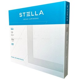 Plafon de Sobrepor Led Eco 18w 3000k Quadrado - Stella