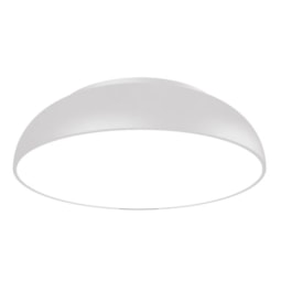 Plafon Pleno em Alumínio Redondo 40cm Branco Para 3 Lâmpadas E27 - Blumenau 